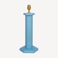 Hexagon Bedside Lamp - Beaufort Blue