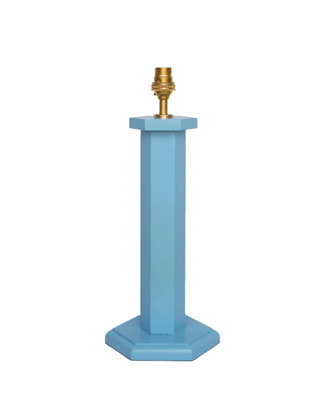 Hexagon Bedside Lamp Beaufort Blue Issy Granger 