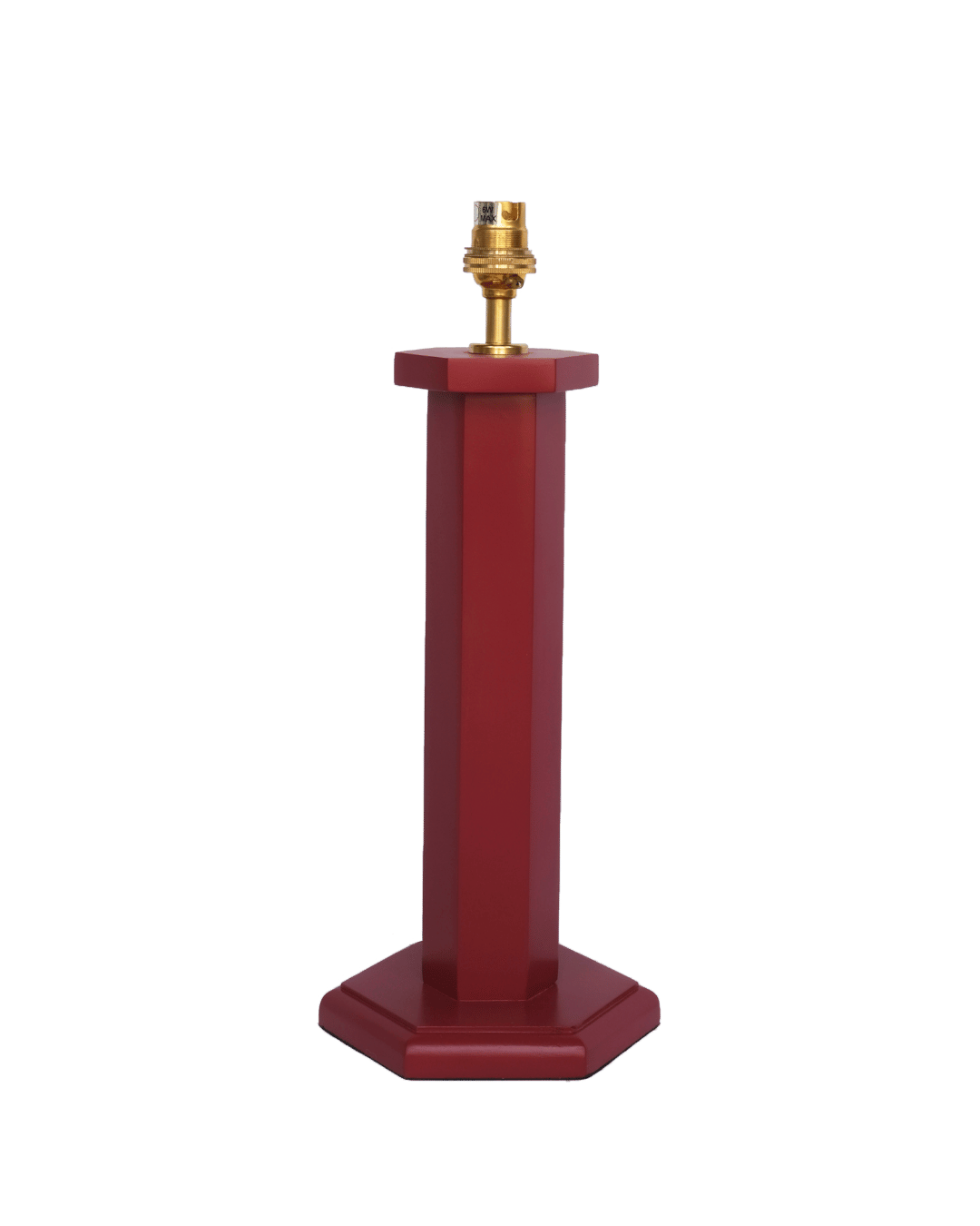 Hexagon Bedside Lamp Ruby Red Issy Granger 