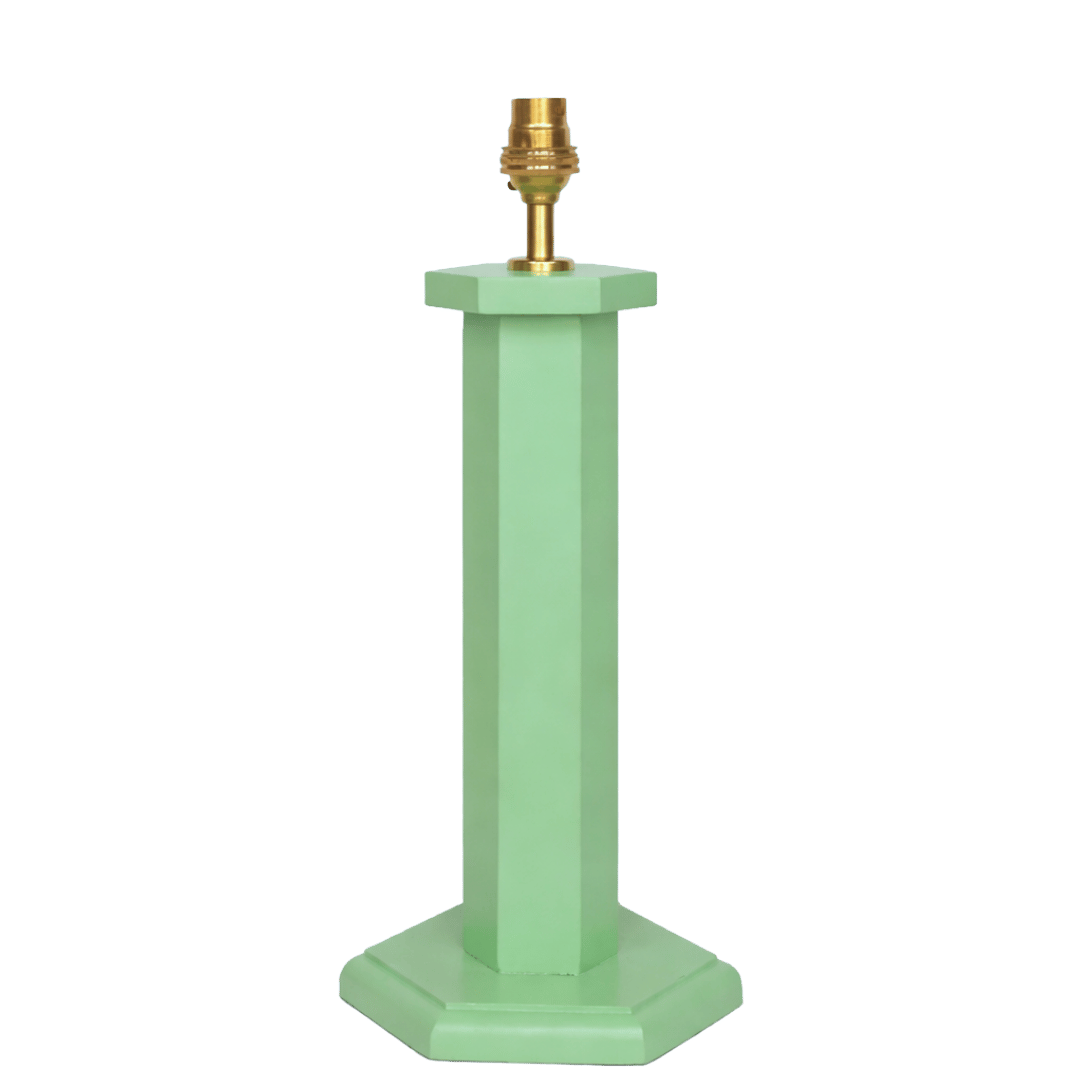 Hexagon Bedside Lamp Turtle Green Issy Granger 