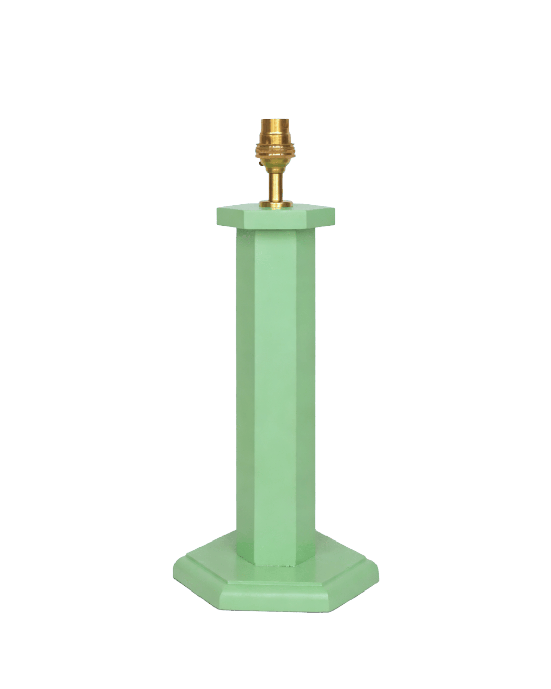 Hexagon Bedside Lamp Turtle Green Issy Granger 
