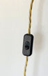 Gold flex cord and black switch