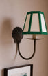 Hexagon Green Trim Candle Clip Lampshade Issy Granger 