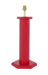 Hexagon Table Lamp August Red Issy Granger 