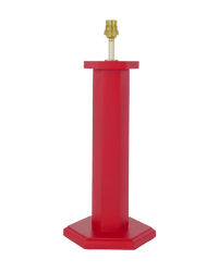 Hexagon Table Lamp August Red Issy Granger 