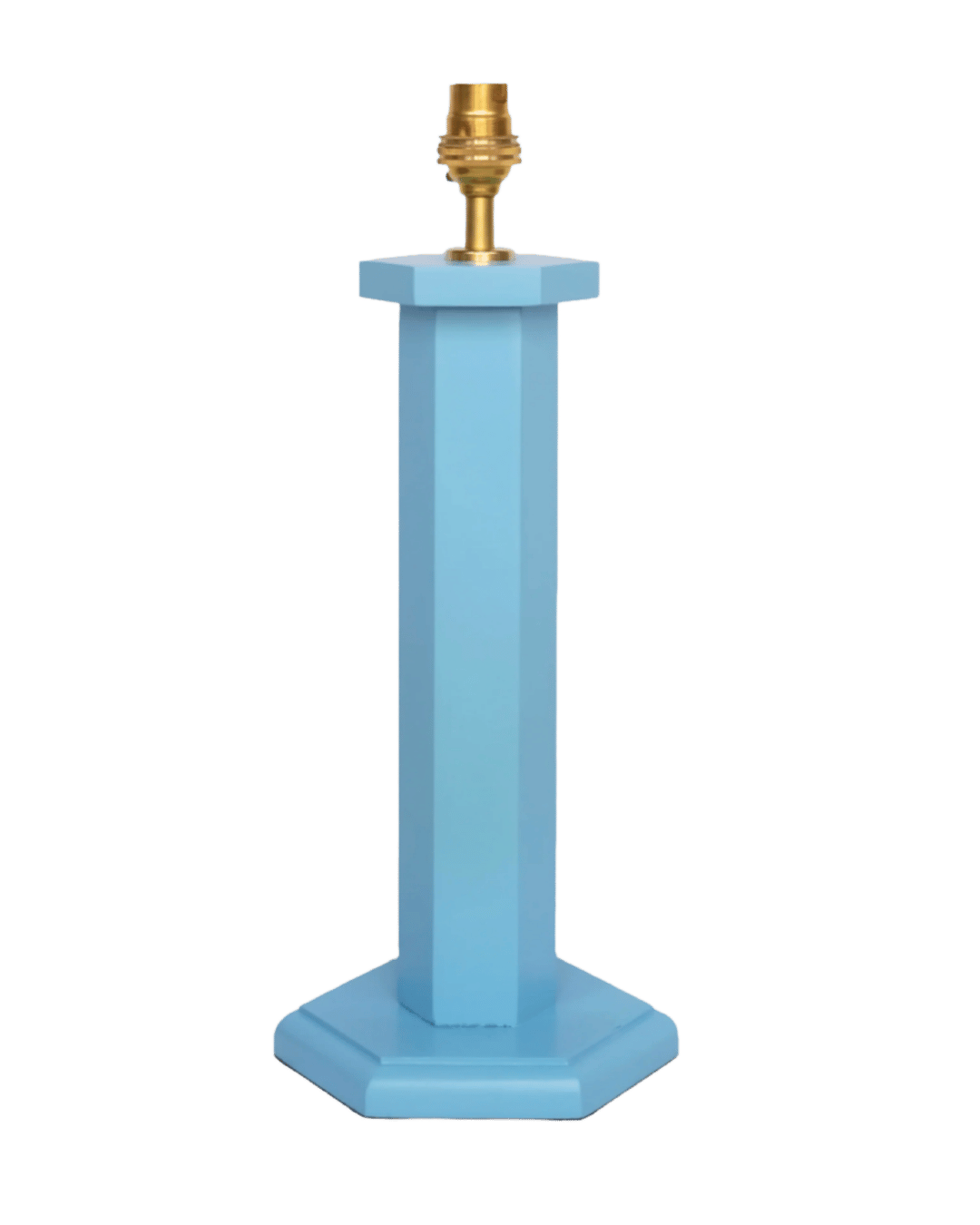 Hexagon Table Lamp Beaufort Blue Issy Granger 