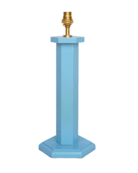 Hexagon Table Lamp Beaufort Blue Issy Granger 
