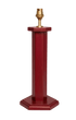 Hexagon Table Lamp Ruby Red Issy Granger