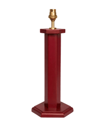 Hexagon Table Lamp Ruby Red Issy Granger