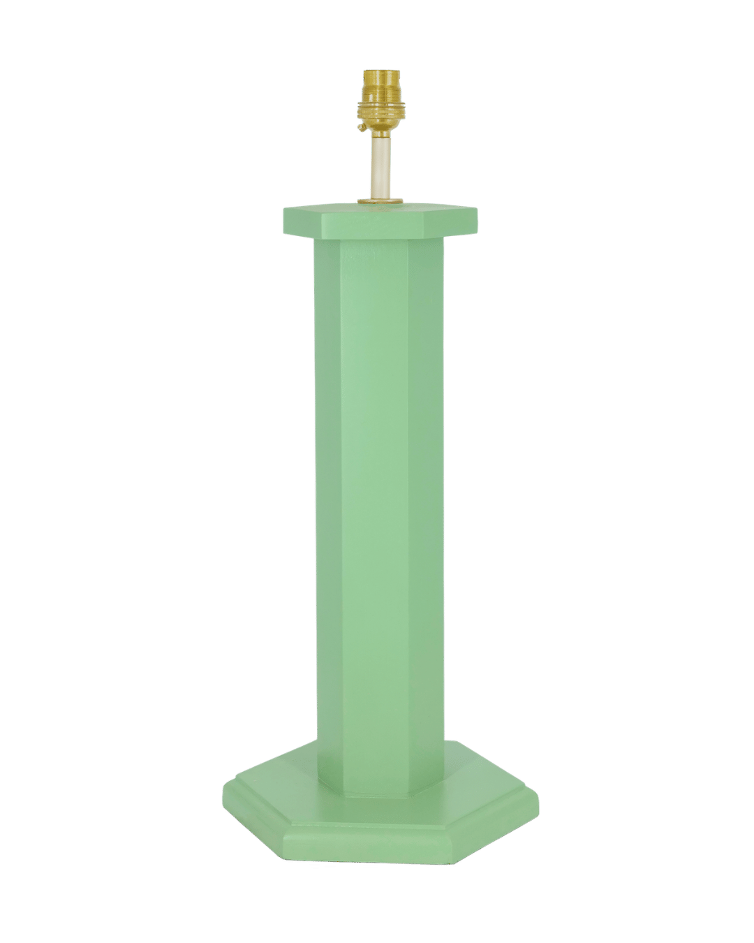 Hexagon Table Lamp Turtle Green Issy Granger 
