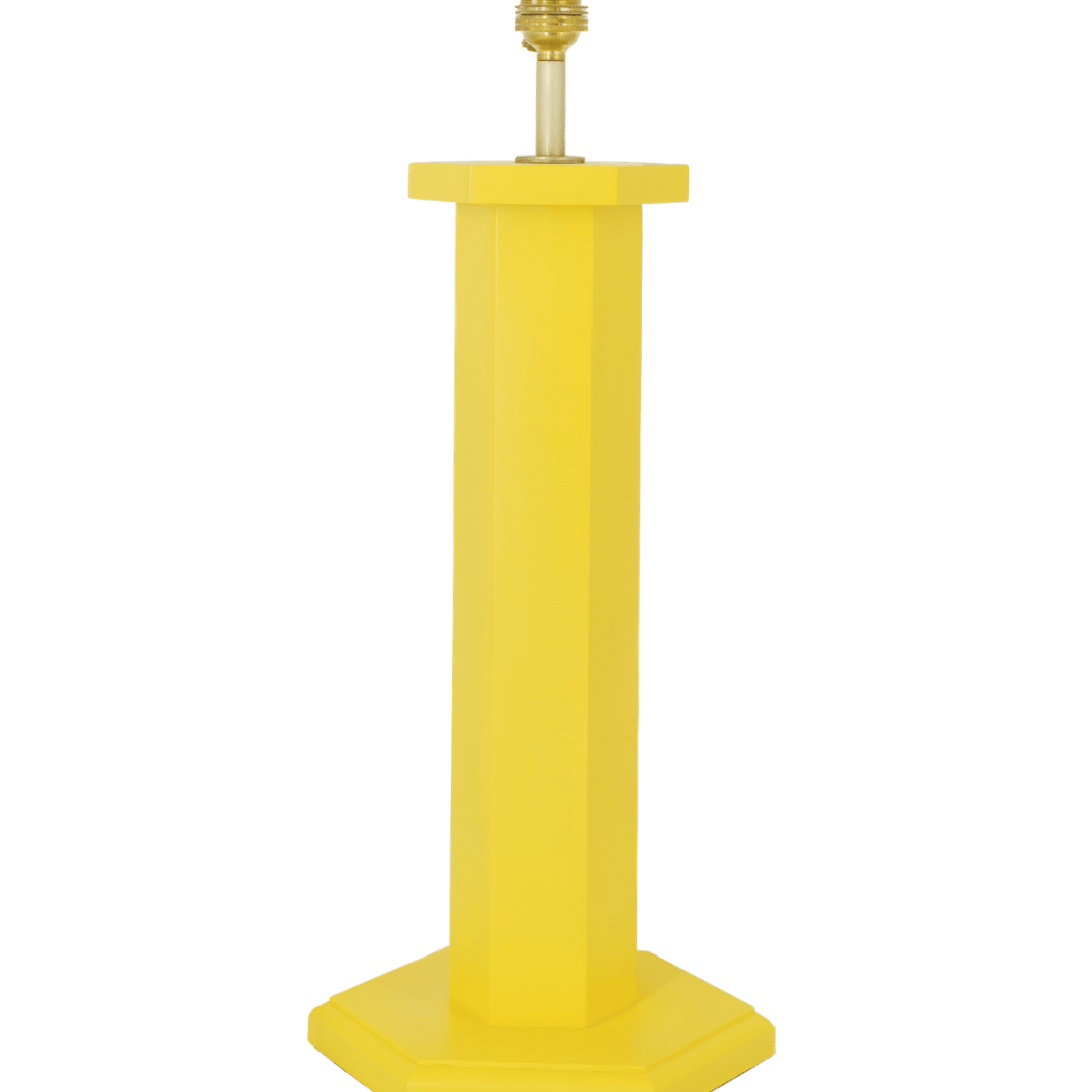 Hexagon Table Lamp Yolke Yellow Issy Granger 