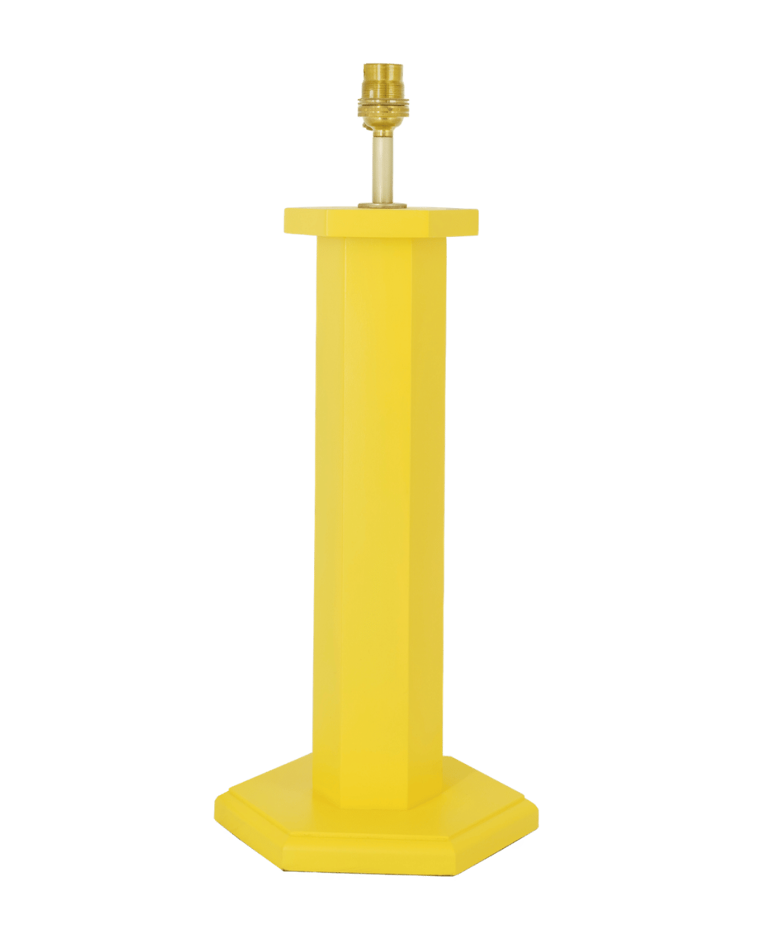 Hexagon Table Lamp Yolke Yellow Issy Granger 