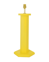 Hexagon Table Lamp Yolke Yellow Issy Granger 