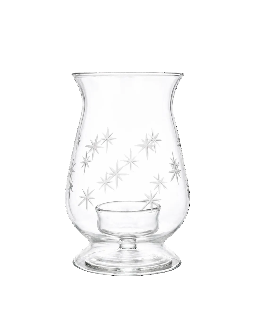 Etched Star Hurricane Tealight Lantern-IssyGranger Tealight Holder