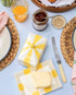 ISSY GRANGER Yellow Ceramic Butter Dish 
