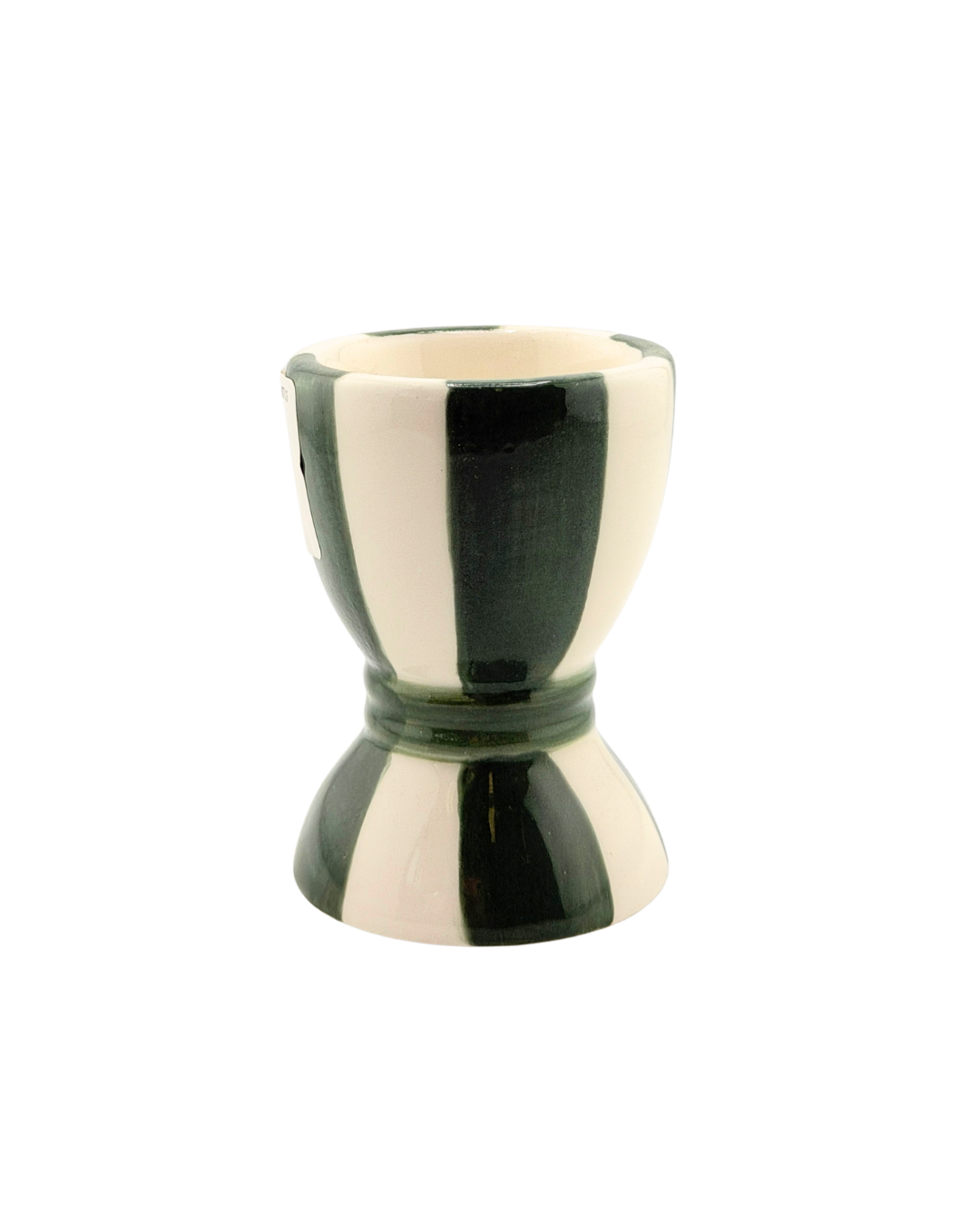 Striped Egg Cup - Green (Sample)
