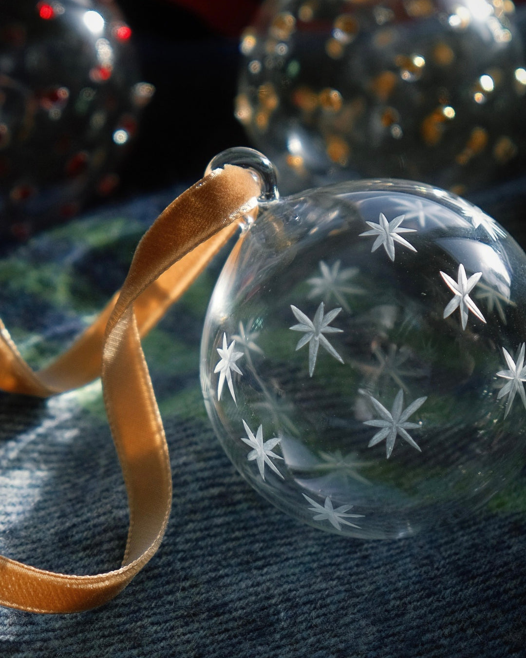 Mini Etched Celestial Bauble
