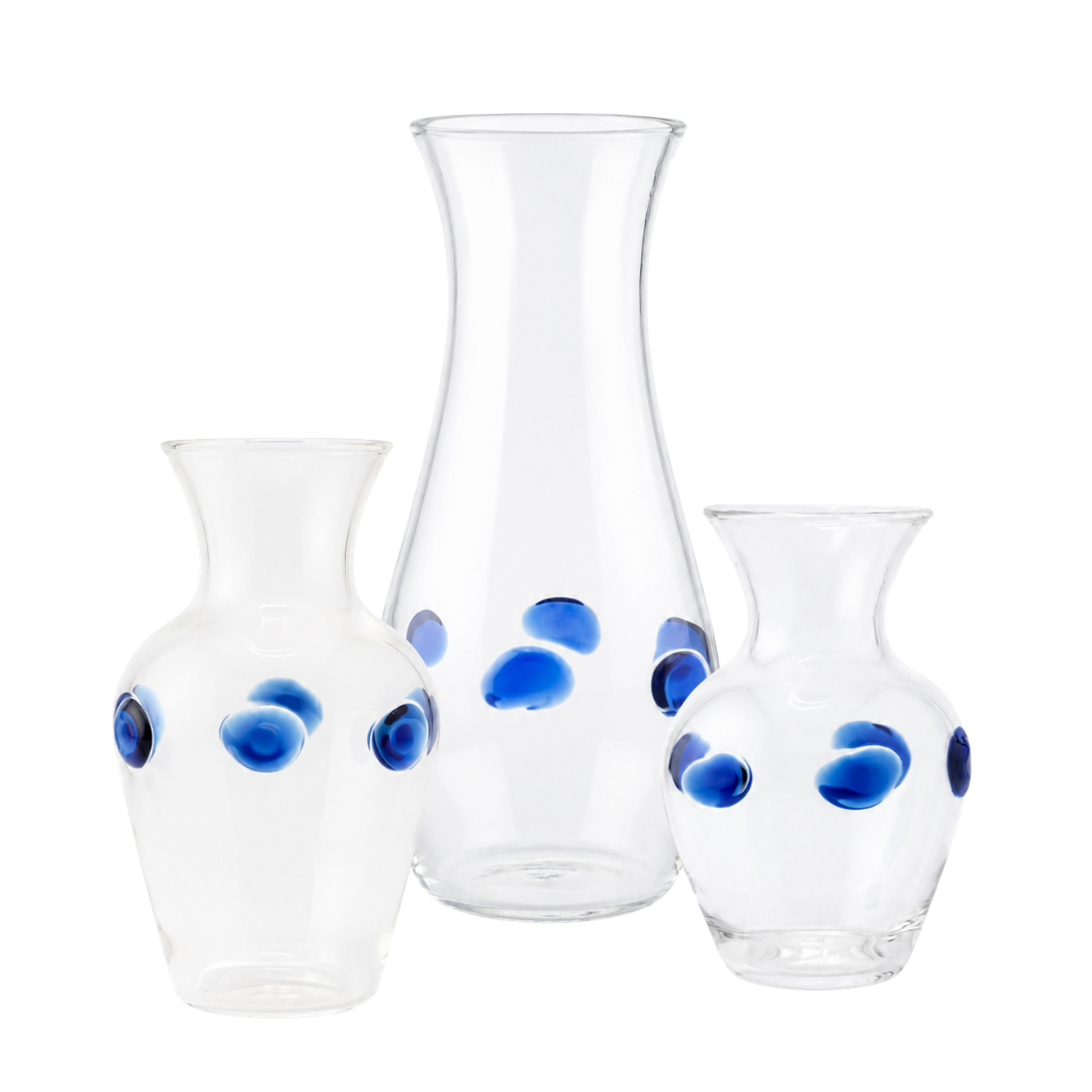 Issy Granger Glass Bud Vase Set of Three Flower Vases