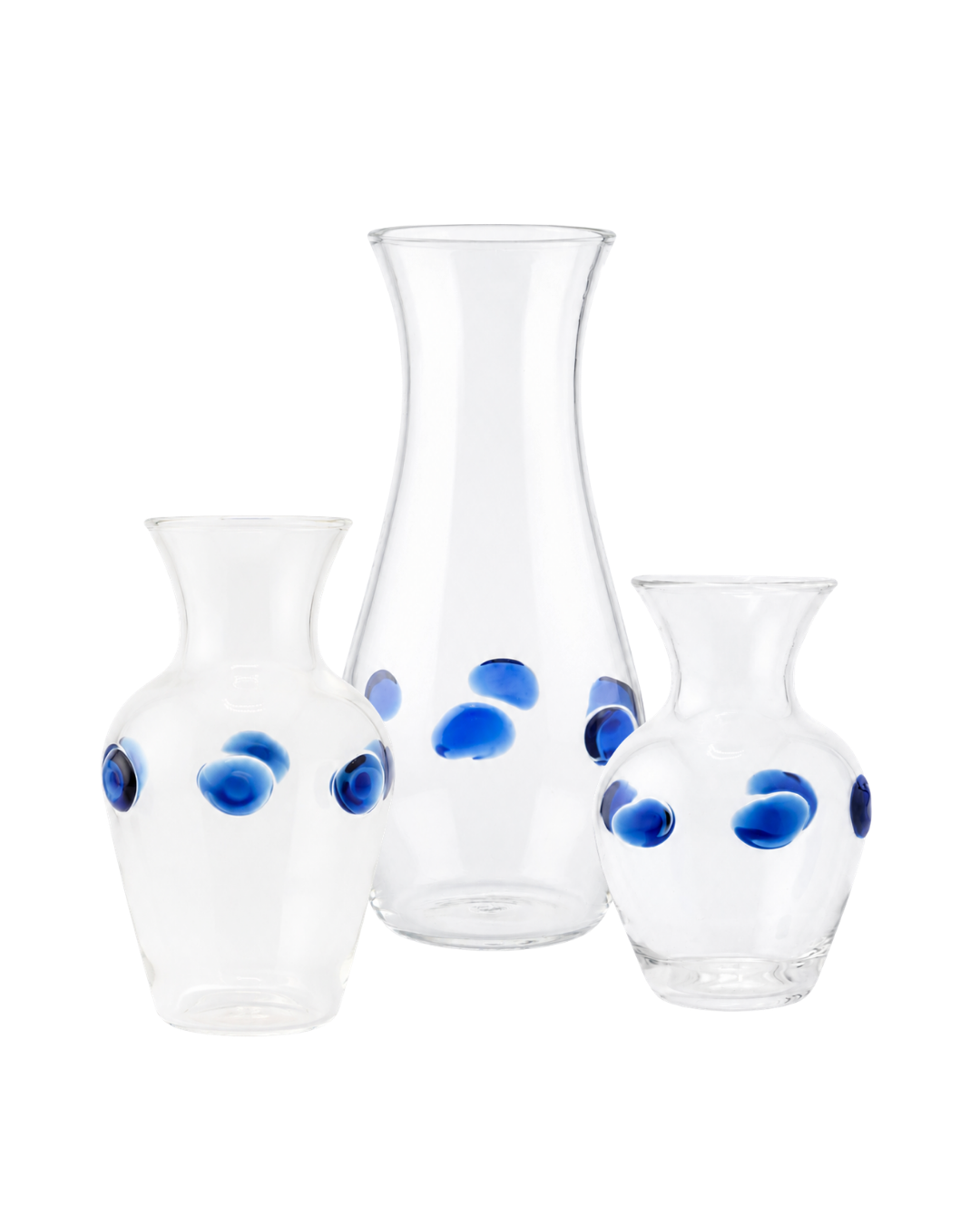 Issy Granger Glass Bud Vase Set of Three Flower Vases