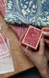 Issy Granger Pink Red Claret Marbled Gift Tags Present