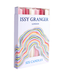 Les Roses Mix Pink Wax Dinner Candles-IssyGranger