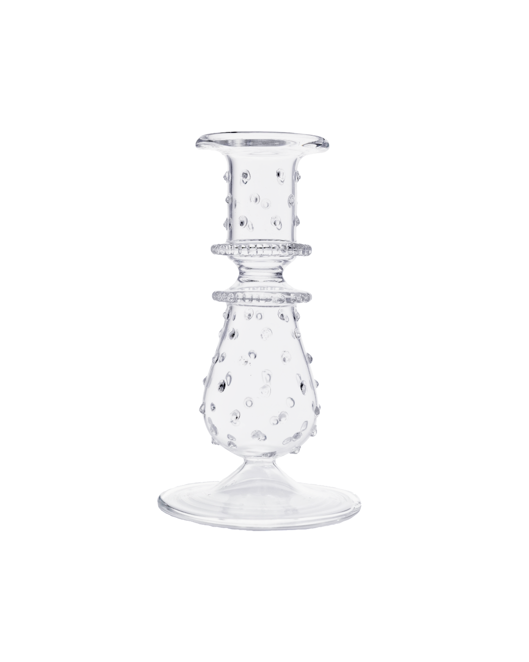 Luxor Clear Glass Candle Holder and Candlestick Issy Granger 
