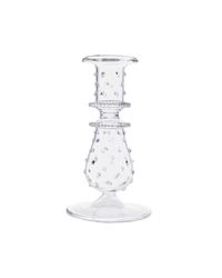 Luxor Clear Glass Candle Holder and Candlestick Issy Granger 