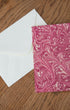 Marbled Greetings Card - Carragheen Claret