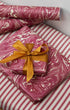 Marbled Wrapping Paper - Four Sheets - Carragheen Claret