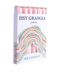Marguerite Light Pale Pink Wax Dinner Candles Issy Granger 