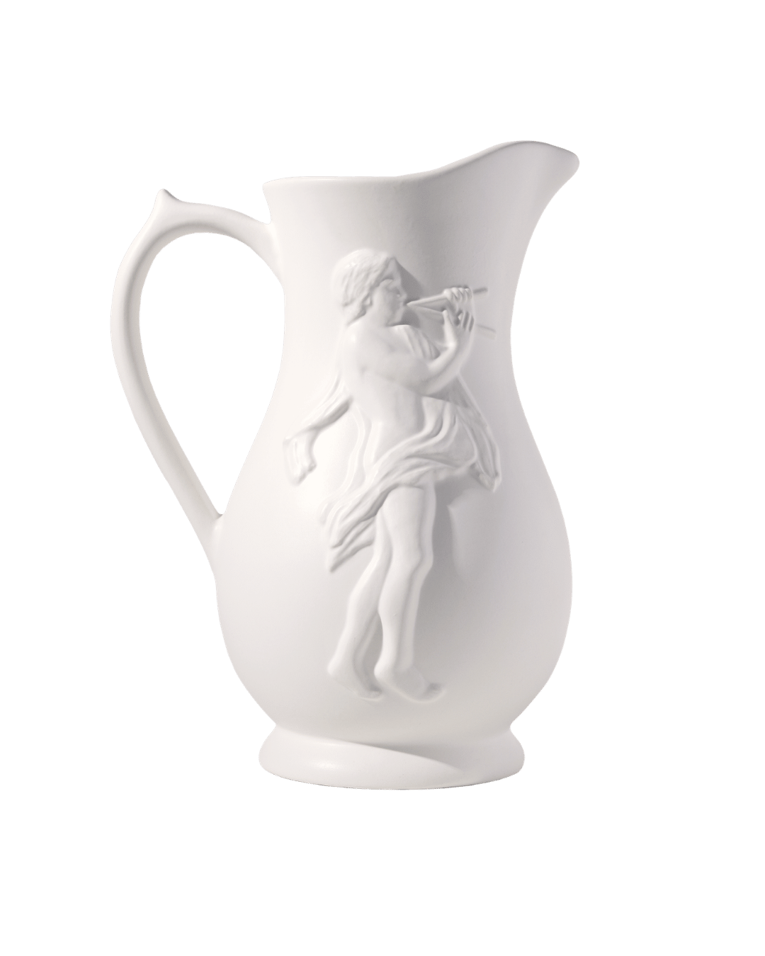 Marsyas Ceramic White Jug Vase Issy Granger