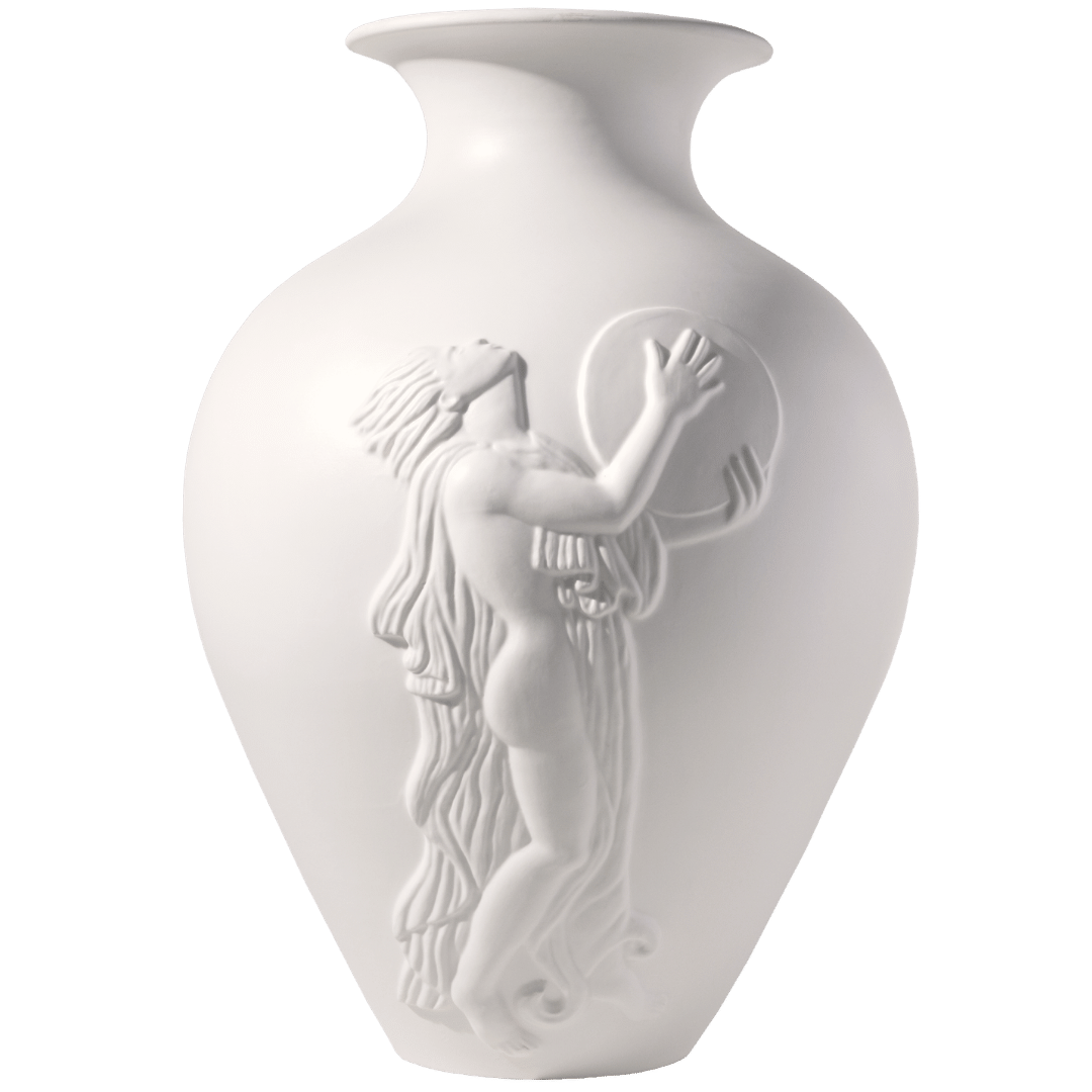 Myrto White Ceramic Vase Extra Large Vase Issy Granger Roman Figure 