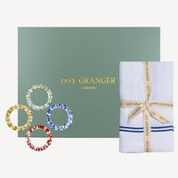 Napkin & Napkin Ring Set - White