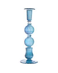 Ombo Glass Candle Holder Blue Issy Granger 