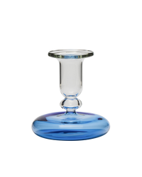 Pebble Glass Candle Holder Blue Issy Granger 