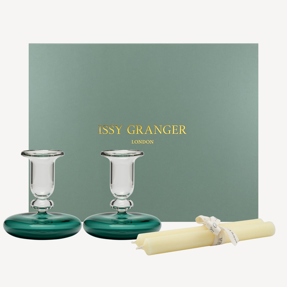 Pebble Candlelight Set - Teal