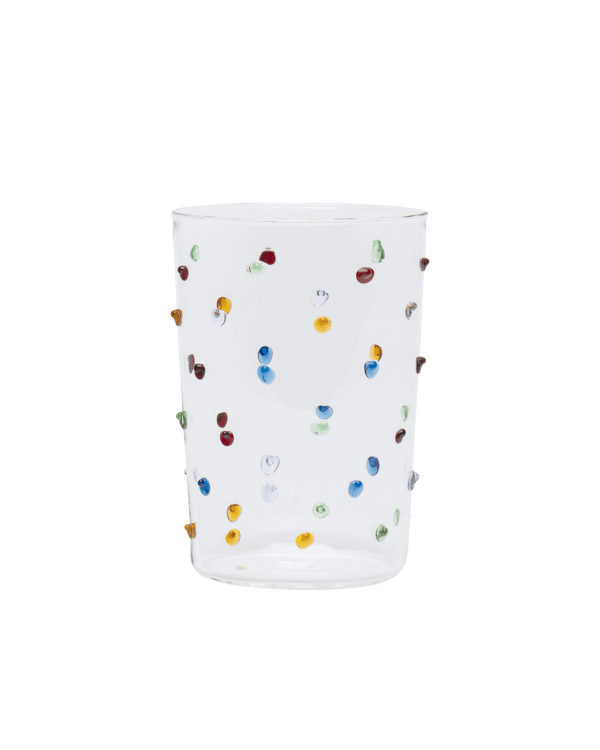 Pom Glass Water Tumbler Multicoloured Issy Granger 