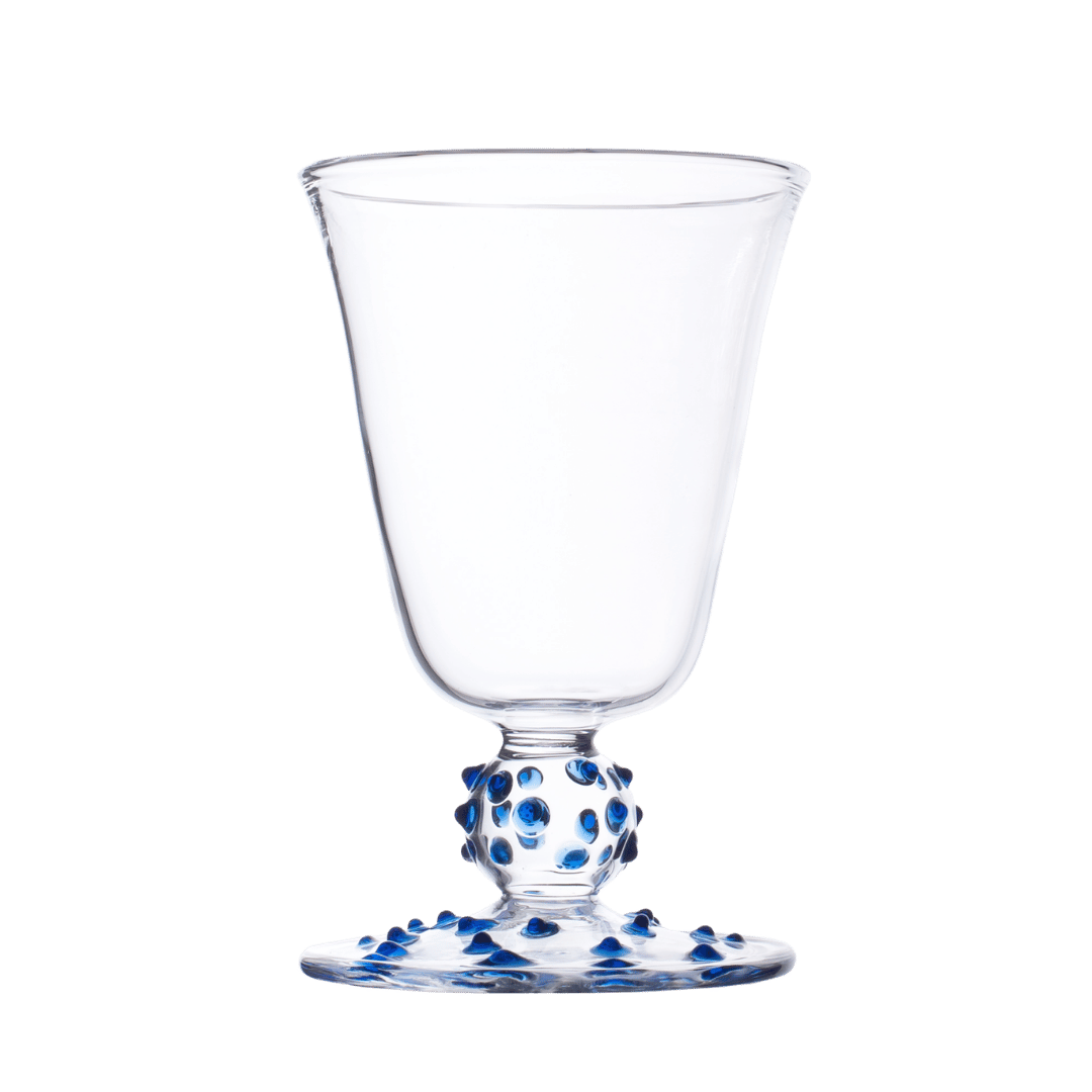 Blue Pom Wine Glass Red Wine Glass Issy Granger 