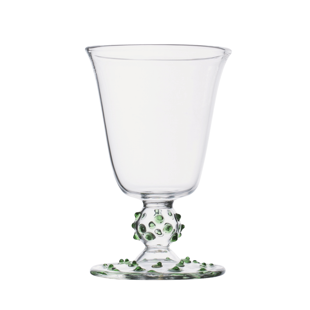 Green Pom Wine Glass White Wine Glass Issy Granger 