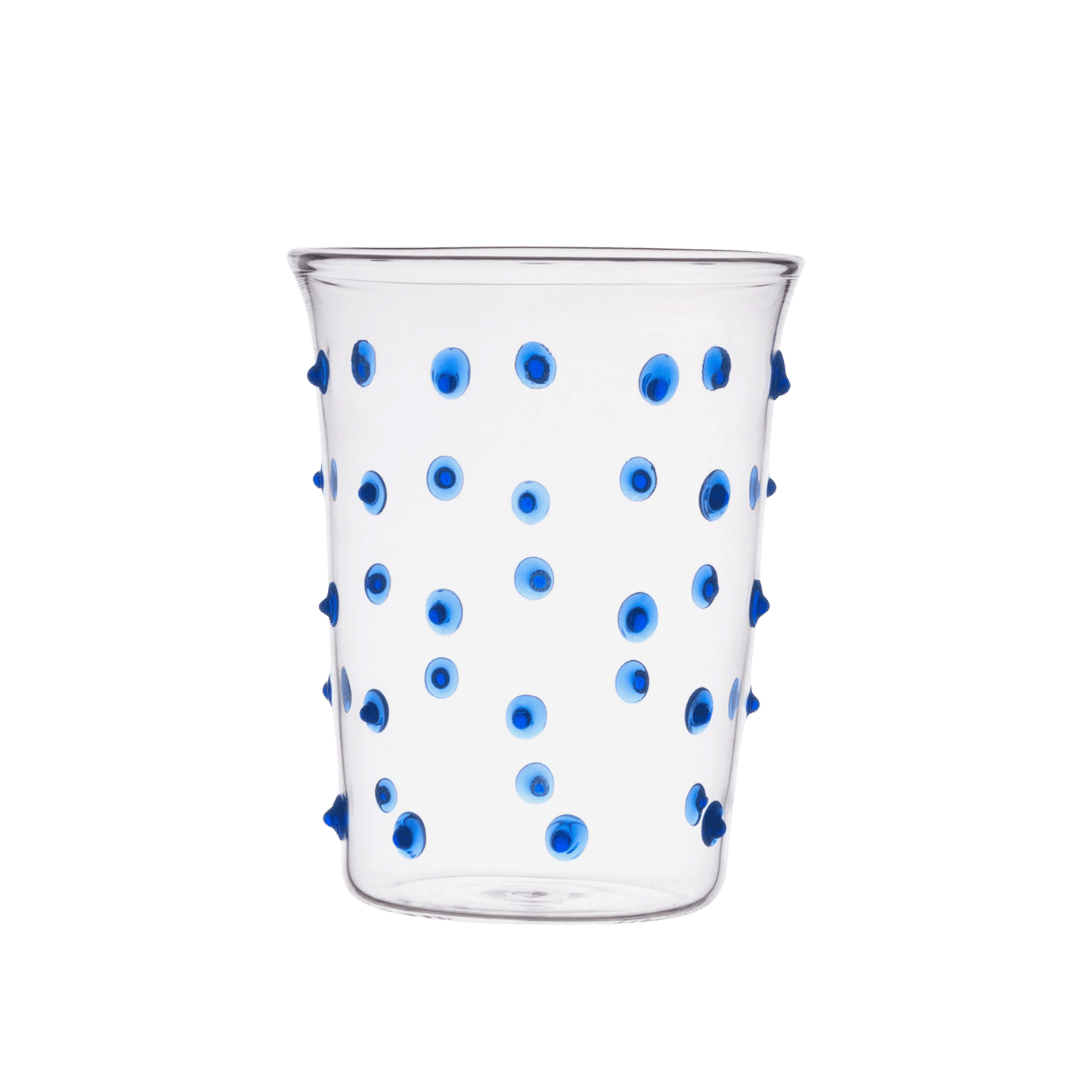 Pom glass Water Tumbler Blue Issy Granger 