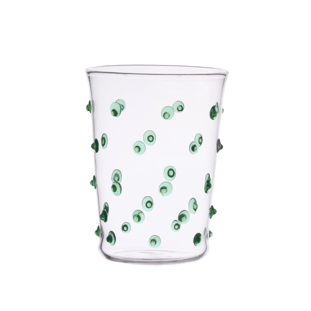 Pom Glass Water Tumbler Green Issy Granger 