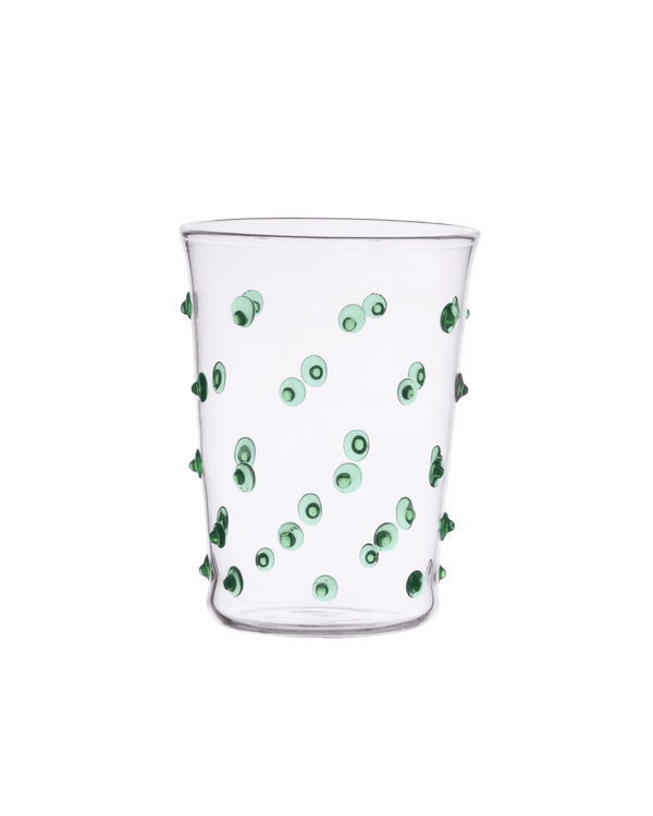 Pom Glass Water Tumbler Green Issy Granger 