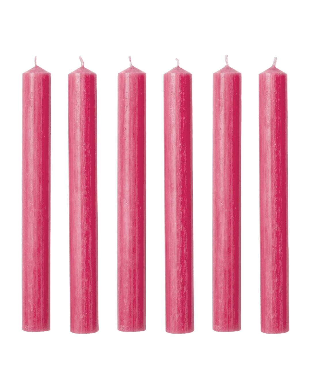 Raspberry Pink Wax Dinner Candles Issy Granger 