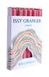 Raspberry Pink Wax Dinner Candles Issy Granger 