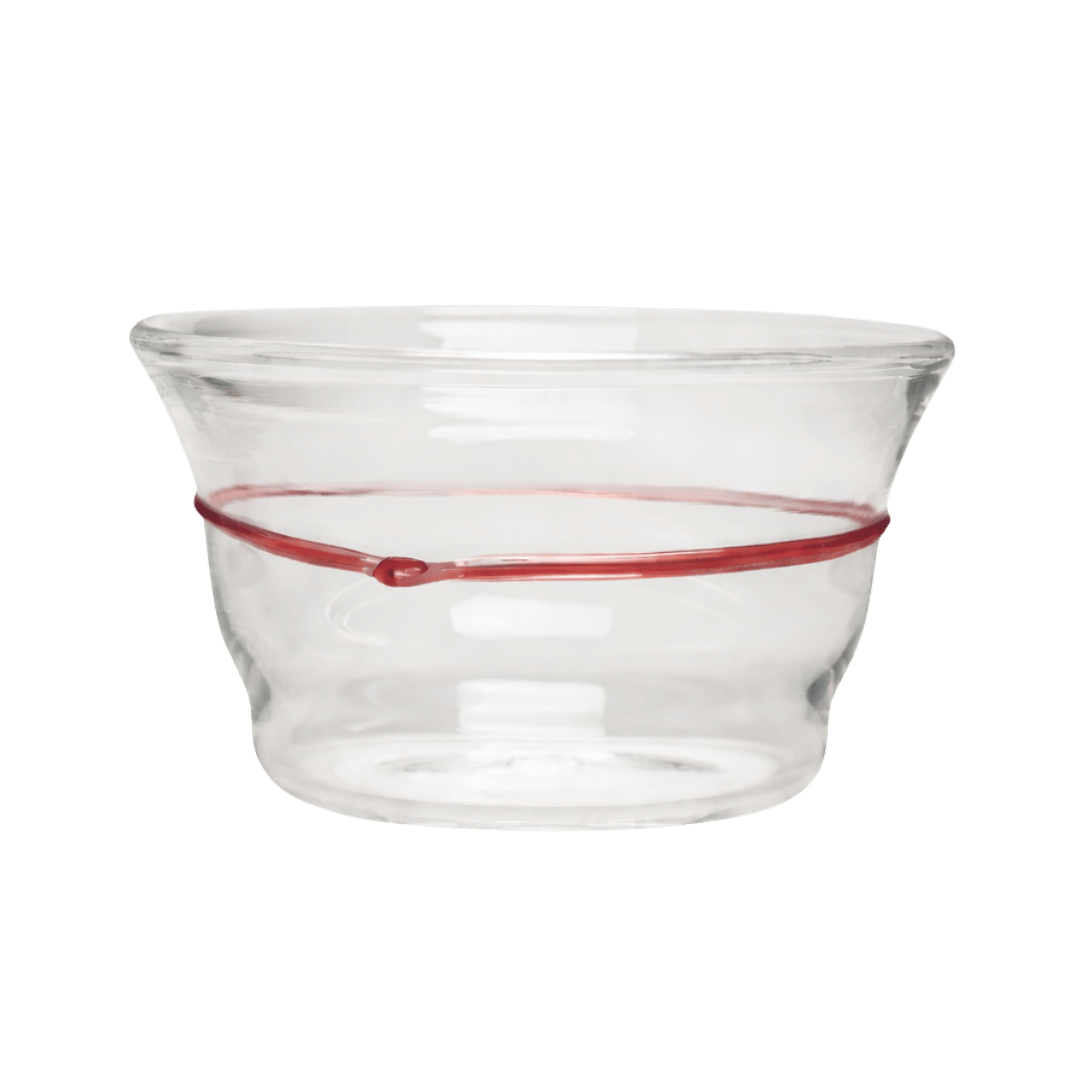 Red Circle Glass Bowl Issy Granger Snacks Bowl Pudding Bowl 