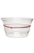 Red Circle Glass Bowl Issy Granger Snacks Bowl Pudding Bowl 
