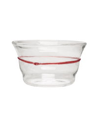 Red Circle Glass Bowl Issy Granger Snacks Bowl Pudding Bowl 