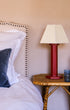 Ruby Red Bedside Hexagon Lamp Issy Granger 2