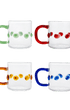 Set of Four 4oz Handblown Glass Espresso Cups -Issy Granger