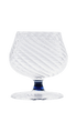 Spiral Brandy Glass Blue Issy Granger Cocktail Glass 